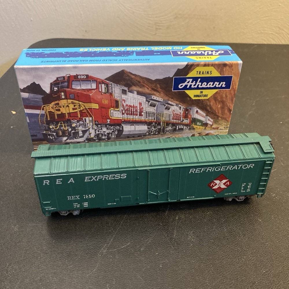 HO Scale REX 7890 Express Refrigerator Box Car Train Reefer